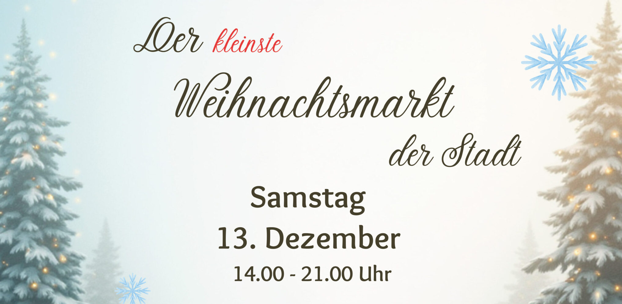 Der kleinste Weihnachtsmarkt der Stadt